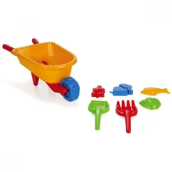 Carretilla con accesorios de playa