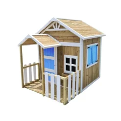 Casita infantil Olden de madera Azul
