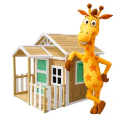 Casita infantil Olden de madera Verde