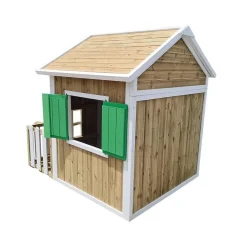 Casita infantil Olden de madera Verde