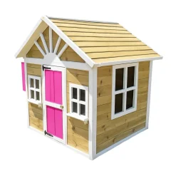 Casita infantil Visby de madera Rosa