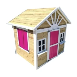 Casita infantil Visby de madera Rosa