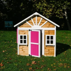 Casita infantil Visby de madera Rosa