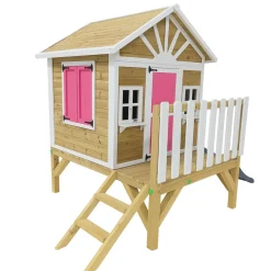 Casita Visby elevada 60 cm Rosa