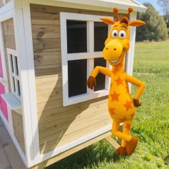 Casita Visby elevada 60 cm Rosa