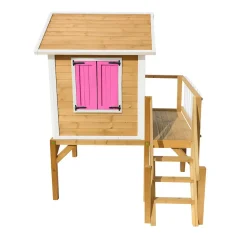 Casita Visby elevada 90 cm Rosa