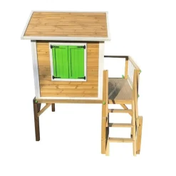 Casita Visby elevada 90 cm Verde