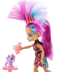 Cave Club - Muñeca Roaralai - Playset Gatuno
