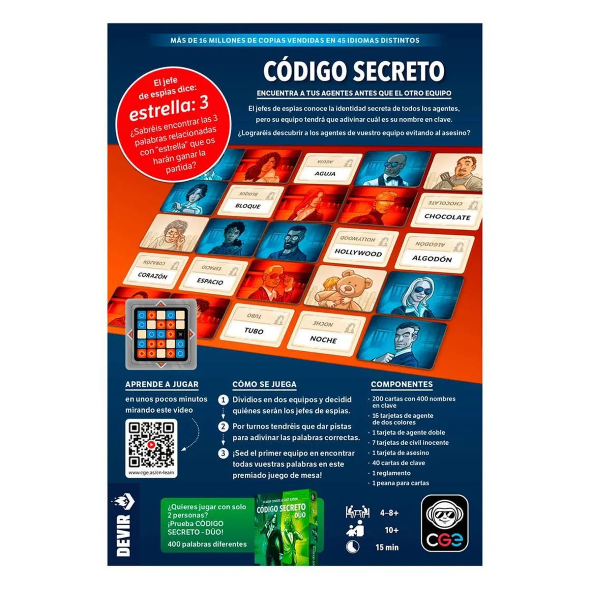 Código Secreto - Juego de Mesa