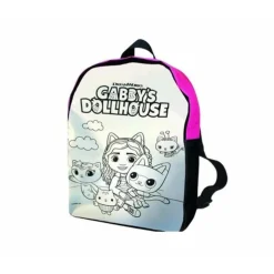 Cefa Toys - Gabbys Dollhouse - Mochila para Colorear