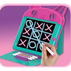 Cefa Toys - Pizarra mágica con luces de colores y casa de muñecas ㅤ