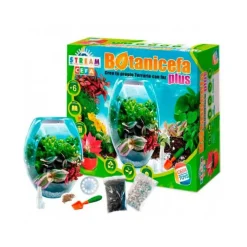 Cefa Toys - Terrario educativo con luz y libro guía Botanicefa Plus ㅤ
