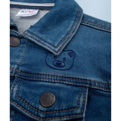 Chaqueta infantil de mezclilla clara