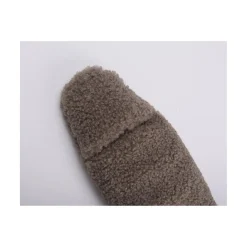 Chaqueta marrón de borreguito para niño