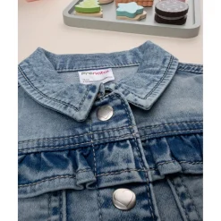 Chaqueta vaquera azul niña