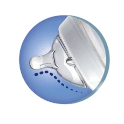 Chicco - Biberón de vidrio Naturalfeeling 250ml