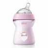Chicco - Biberón Natural Feeling 250ml Rosa 2m+