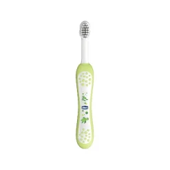 Chicco - Cepillo dental suave verde