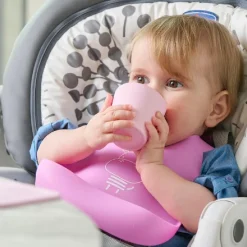 Chicco - Conjunto silicona Easy Start Rosa