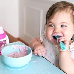 Chicco - Conjunto silicona Easy Start Azul