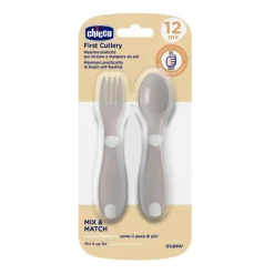 Chicco - Mi Primer Set de Cubiertos 12M+