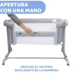Chicco - Minicuna Next2Me Magic Evo Grey Mist
