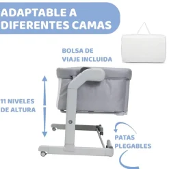 Chicco - Minicuna Next2Me Magic Evo Grey Mist