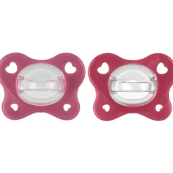 Chicco - Pack 2 Chupetes Physio Dual Soft 16-36M - Rosa