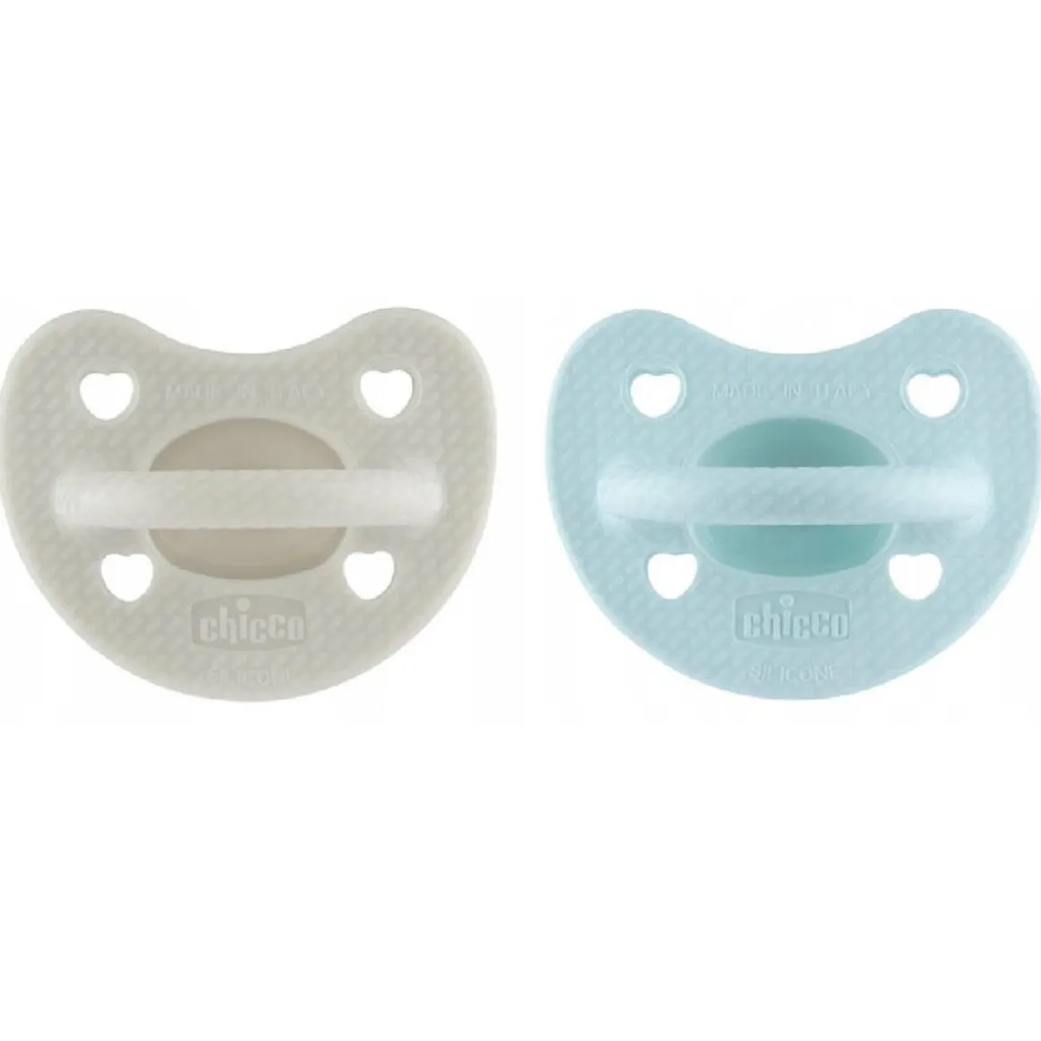 Chicco - Pack 2 chupetes PhysioForma Luxe 6-16M - Azul