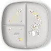 Chicco - Plato con compartimentos 12M - Gris