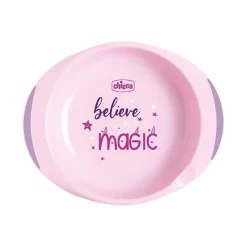 Chicco - Set de comida rosa + 12 meses