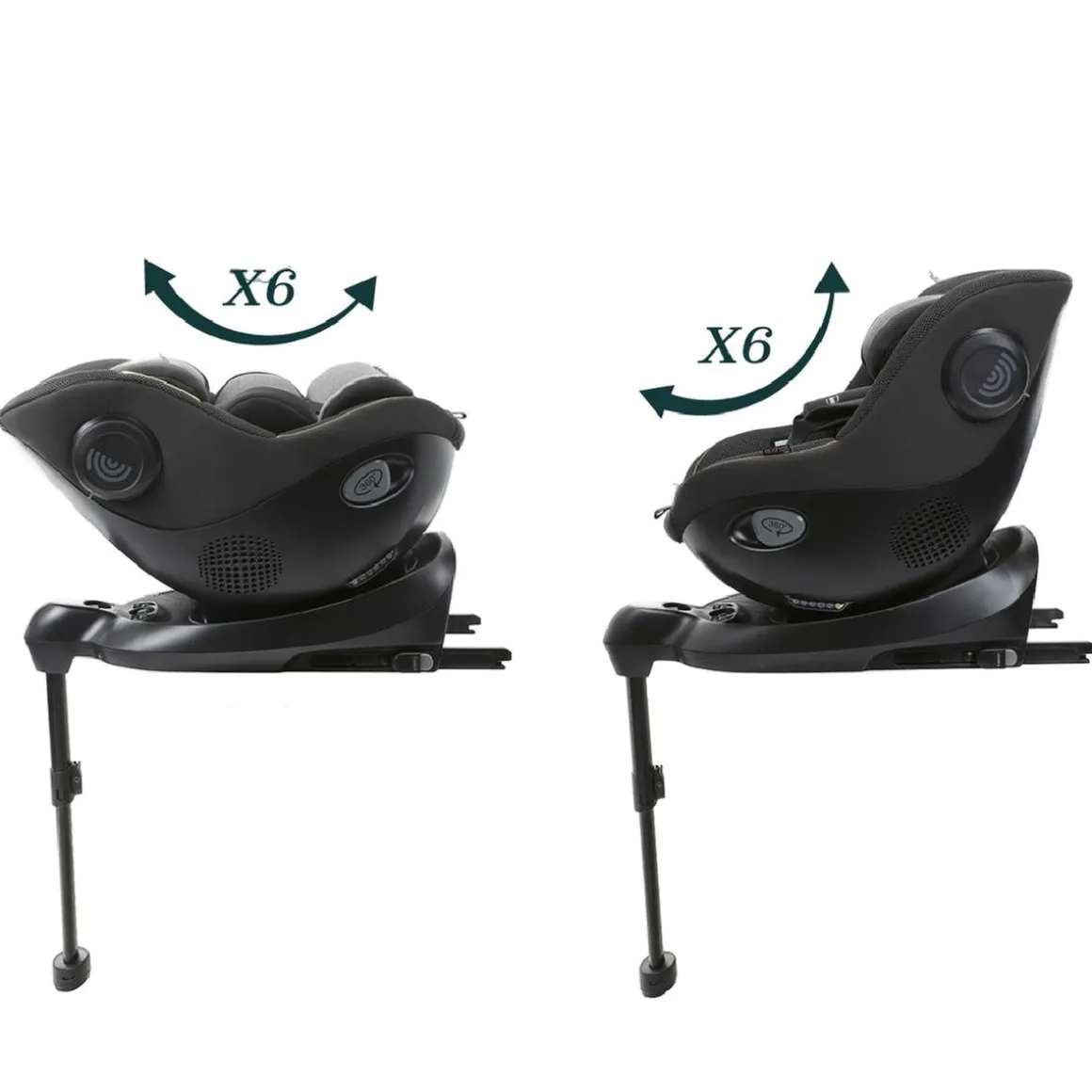 Chicco - Silla de coche Seat105 i-Size posh negro (40-105cm)