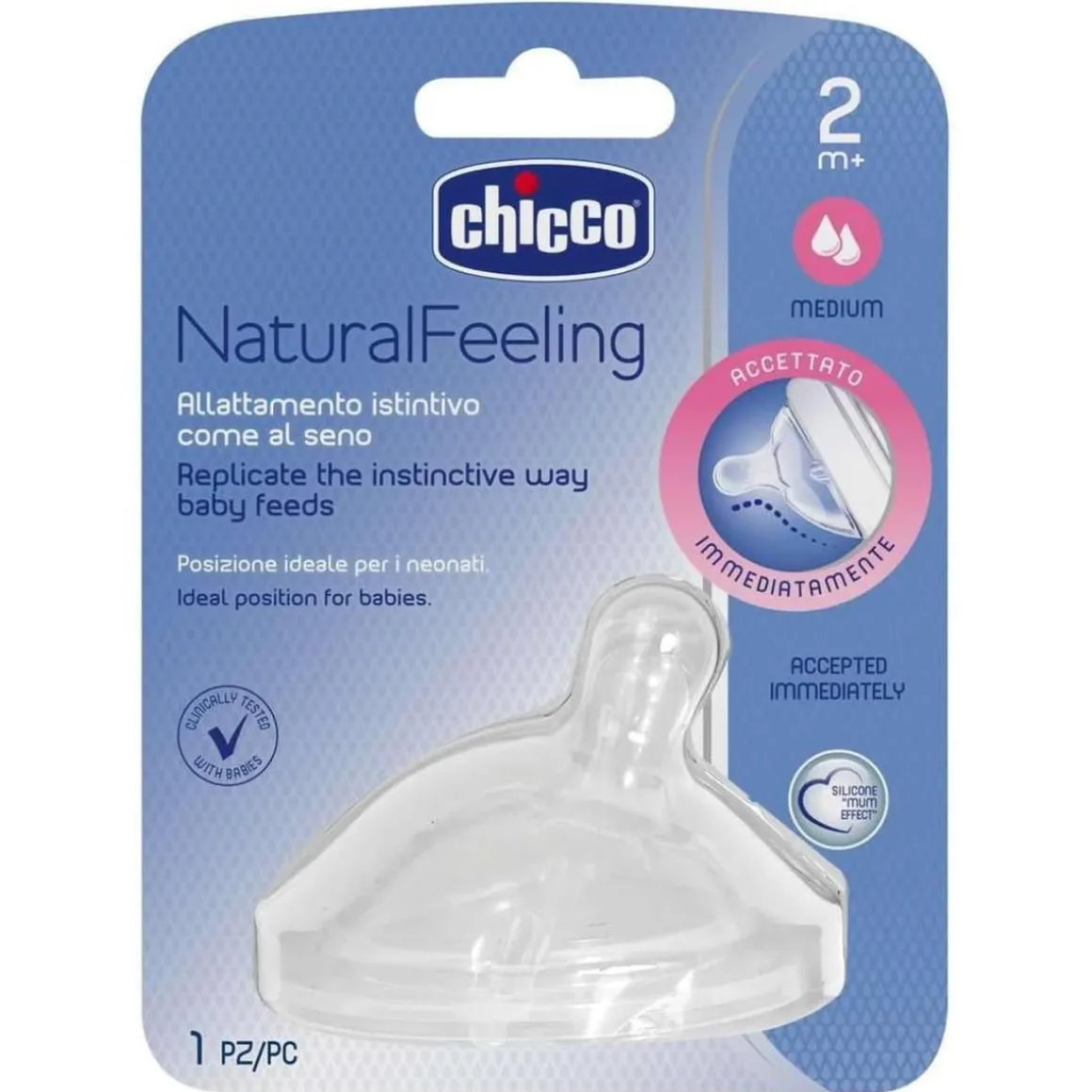Chicco - Tetina NaturalFeeling - Flujo medio