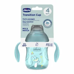 Chicco - Vaso de Transición 4M+ 200ml - Azul