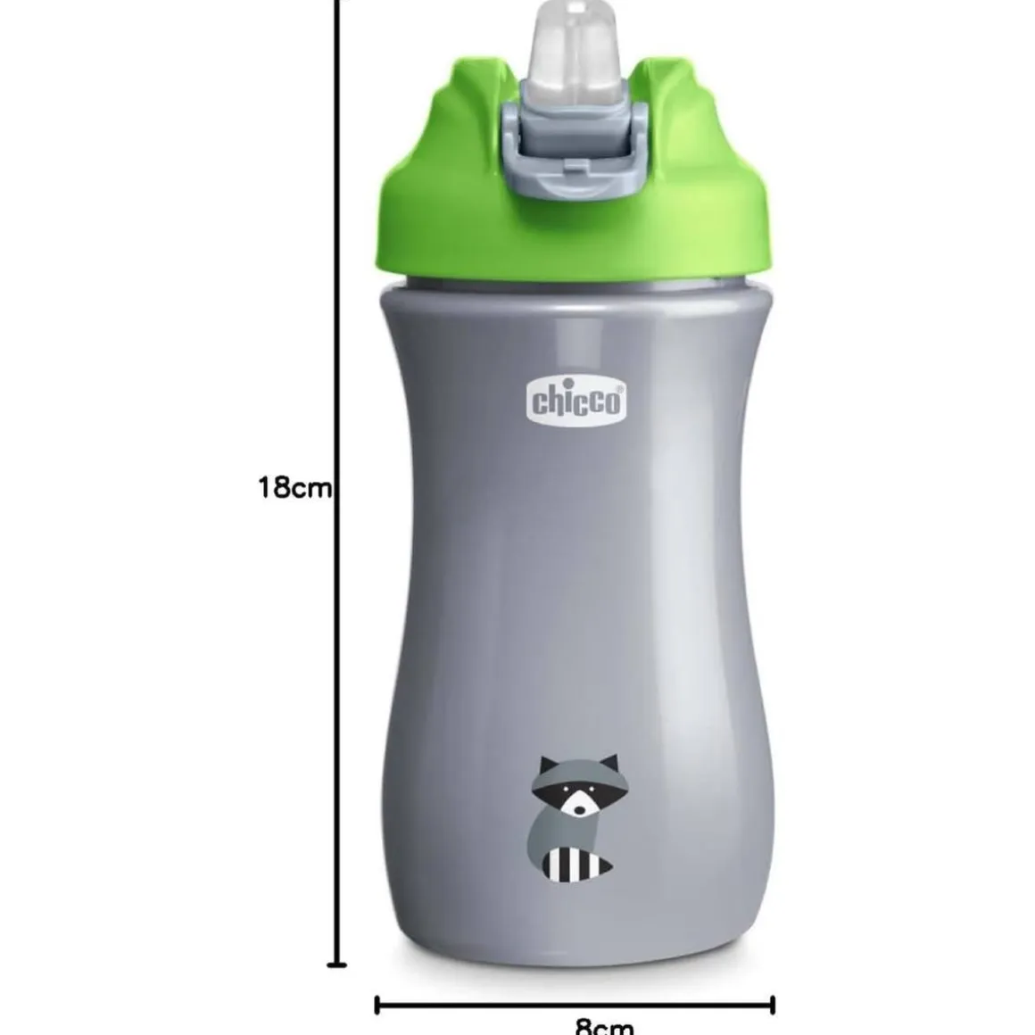 Chicco - Vaso Pop‑Up 350 ml - Verde