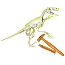 Clementoni - Arqueojugando velociraptor fosforescente