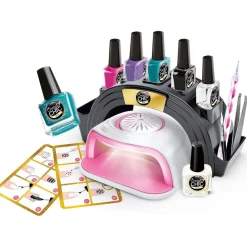 Clementoni - Caja de manicura Crazy Chic con decoraciones y esmalte de uñas ㅤ
