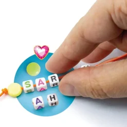 Clementoni - Charms Lab hacer pulseras, collares y encantos multicolor juego creativo ㅤ