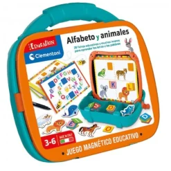 Clementoni - Juego educativo magnético de alfabeto en maletín ㅤ