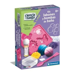 Clementoni - Kit Científico Set Jabones Y Bombas De Baño ㅤ