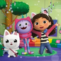 Clementoni - Puzle Gabbys Dollshouse 3x48 Piezas ㅤ