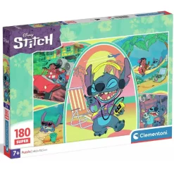 Clementoni - Puzzle 180 piezas Super - Stitch