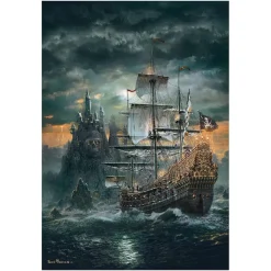 Clementoni - Puzzle 1500 piezas High Quality Collection - Barco Pirata