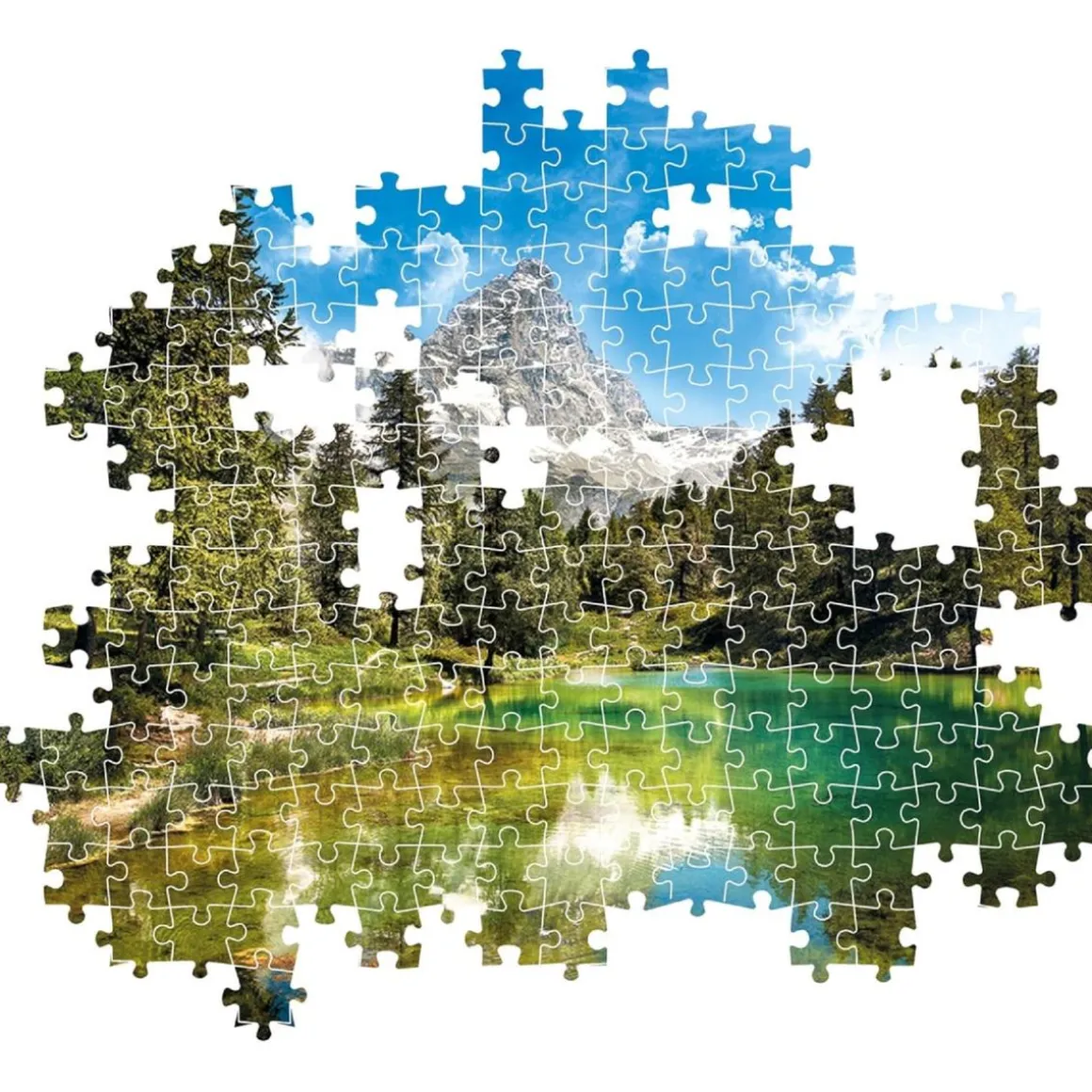Clementoni - Puzzle 1500 piezas High Quality Collection - Lago Azul