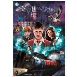 Clementoni - Puzzle 1000 piezas Hogwarts - Harry Potter