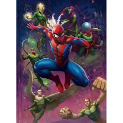 Clementoni - Puzzle de habilidad Spiderman Marvel, 1000 piezas ㅤ