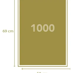 Clementoni - Puzzle ilustrado de 1000 piezas imposible