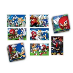 Clementoni - Puzzles Edukit 4 en 1 Sonic