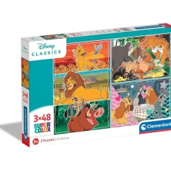 Clementoni - Puzzles infantiles de 48 piezas Disney Clásicos ㅤ