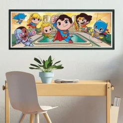 Clementoni - Puzzles progresivos de superhéroes DC Comics, 10 en 1, multicolor, tamaño medium ㅤ